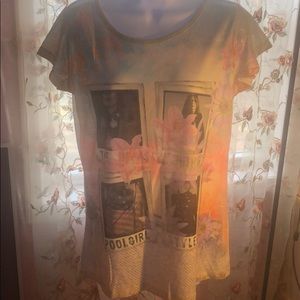 NWOT Poolgirl Medium Glitter Top